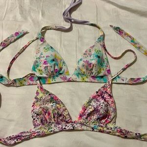 Victoria’s Secret triangle bikini top bundle